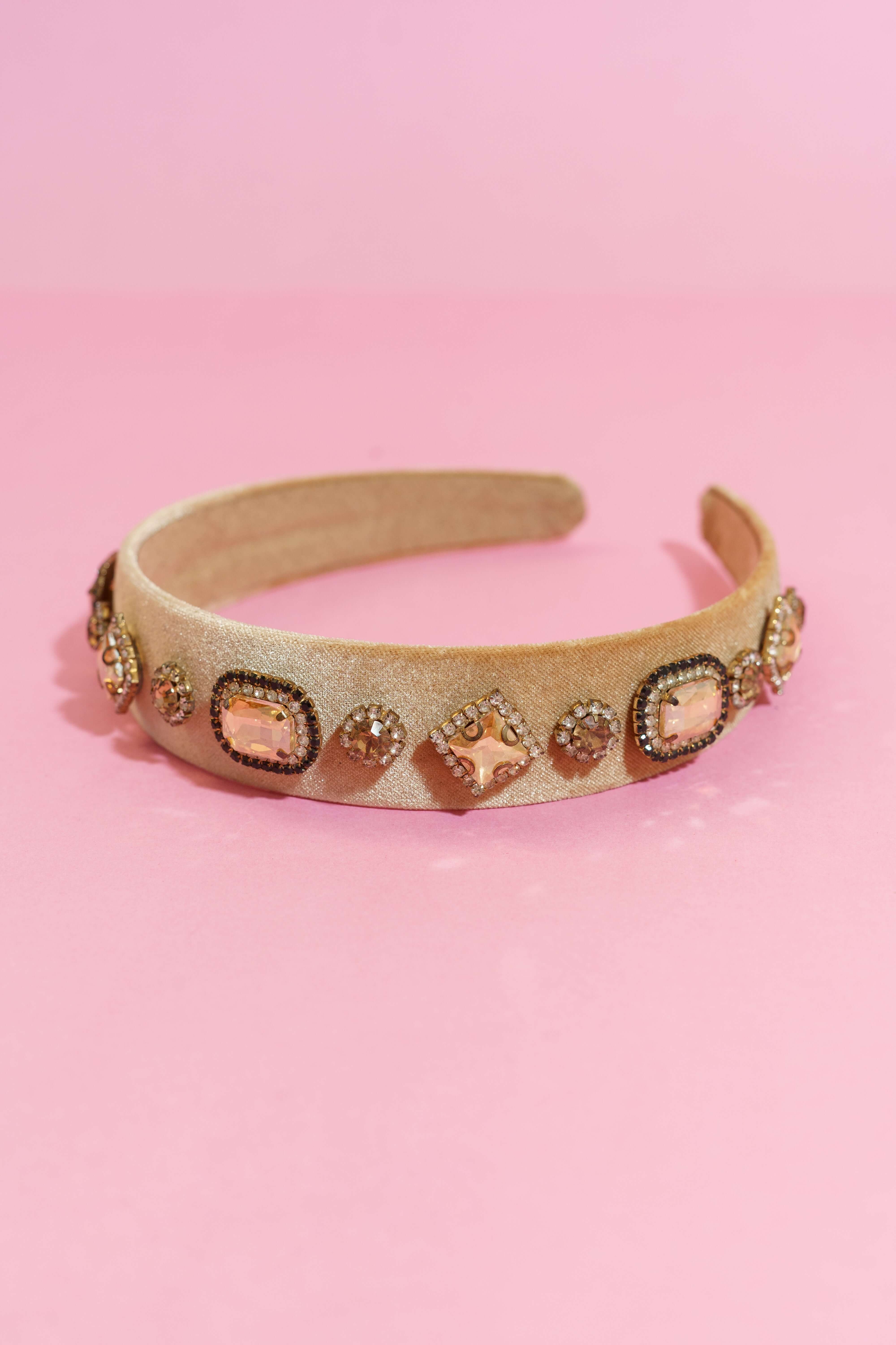 Luxe Velvet Embellished Hairband